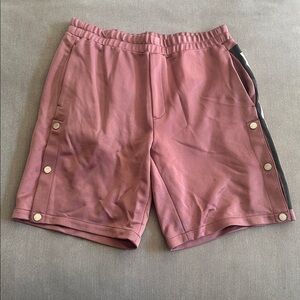 Versace Mauve Shorts with Red Accents